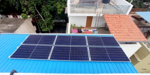4kW Solar Rooftop System at Banaswadi